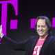 T-Mobile’s John Legere working his audience.